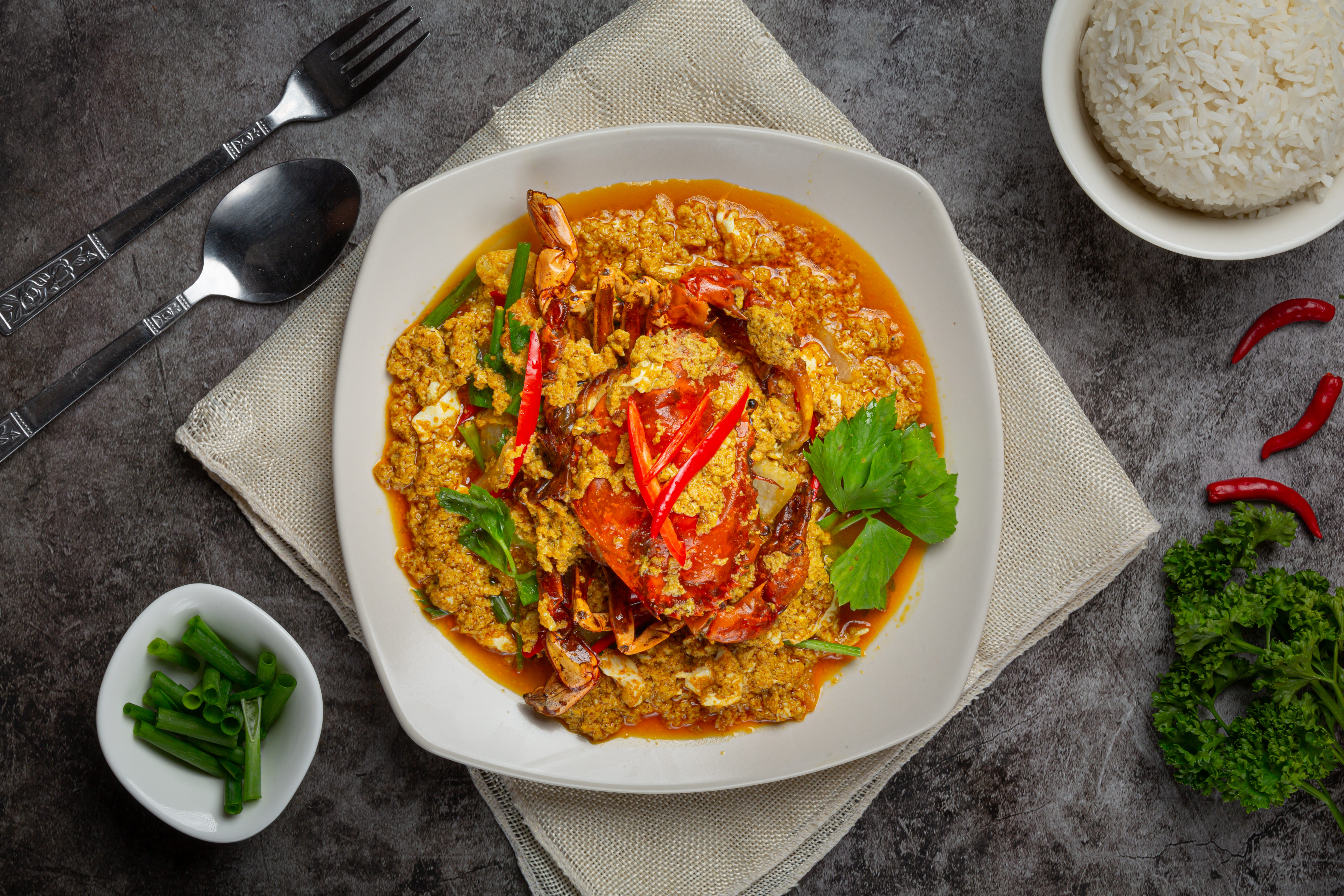 Singapore Chili Crab recipe by Andrew on Tamub}